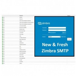 UNLIMITED ZIMBRA SMTP SERVER - FULL SPF, DKIM, DMARC CONFIGURED ( NEW & FRESH )