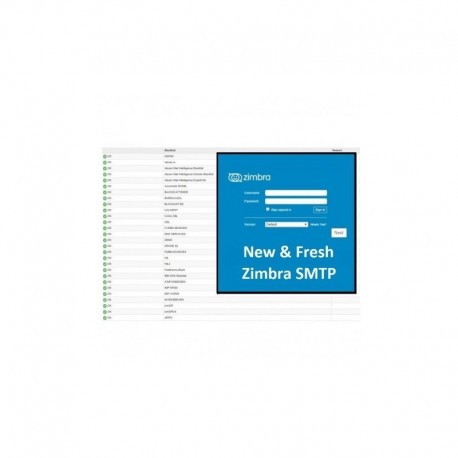 UNLIMITED ZIMBRA SMTP DEDICATED SERVER - FULL SPF, DKIM, DMARC CONFIGURED ( NEW & FRESH - PRIVATE & IP CLEAR )