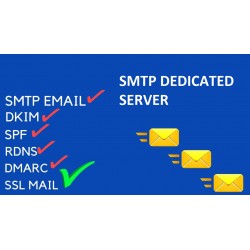 SMTP SERVER ( 200,000 EMAILS FOR ONE MONTH ) PACKAGE 1